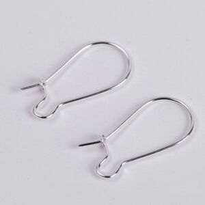 Hurkos fülbevaló akasztó, 2 pár EZÜST