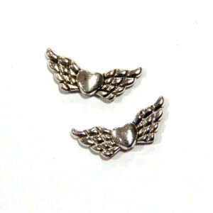 Fémgyöngy szárny 2,5cm 2db/csom