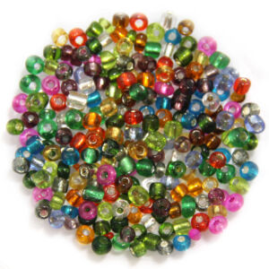 Kásagyöngy Ezüstközepű, Vegyes, 4mm /15g