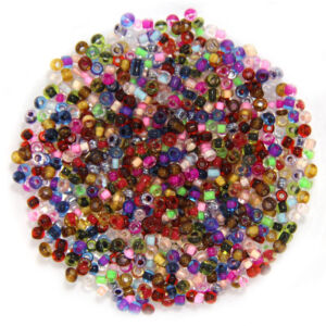 Kásagyöngy Festett közepű, Vegyes, 2mm /15g