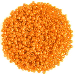 Kásagyöngy opak, Narancs 2mm, 15g/cs