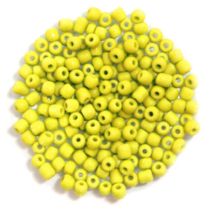 Kásagyöngy opak Sárga 4mm