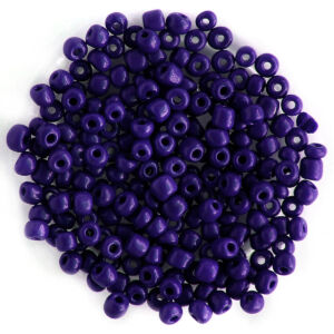 Kásagyöngy opak Sötétkék 4mm