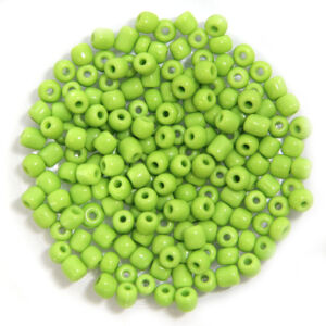 Kásagyöngy opak Világoszöld 4mm