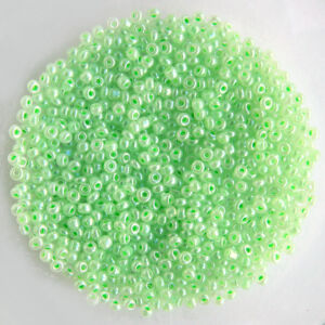Kásagyöngy ceyloni 2mm zöld 15gr/cs