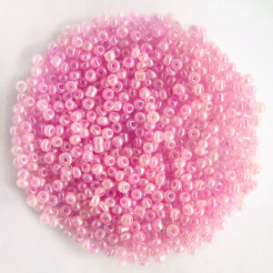 Kásagyöngy ceyloni 2mm lila pink 15gr/cs