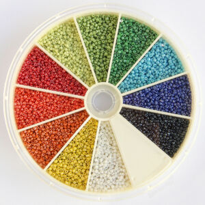 Kásagyöngy készlet Lüszteres 2mm