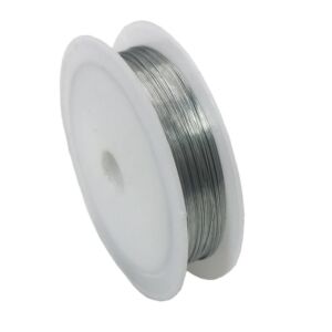 Gyöngyfűző drót 0,3mm/13m EZÜST