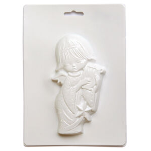 Műanyag öntőforma - Angyalka hárfával
