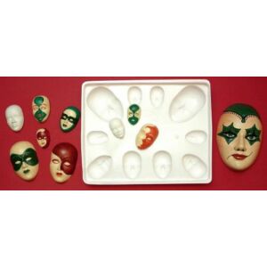 Gipszkiöntő - Mini maszkok