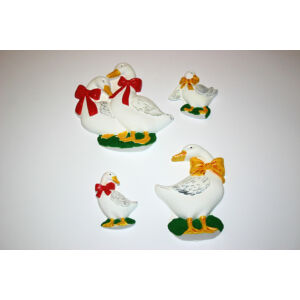 Libák 4db-os gipszkiöntő