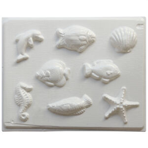 gipszkiöntő forma tengeri állatos