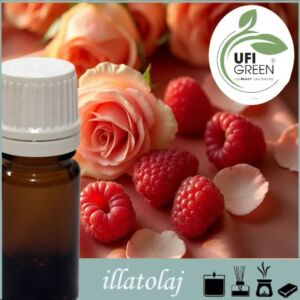 Illatanyag szappanhoz, gyertyához 10ml - MÁLNA, RÓZSA, ÖRÖM