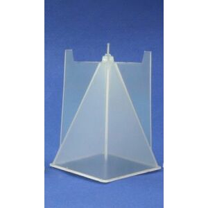 Gyertyaöntő forma piramis 6x9cm