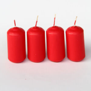 adventi gyertya mártott 4db piros