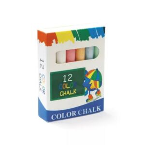 School art színes táblakréta 12db