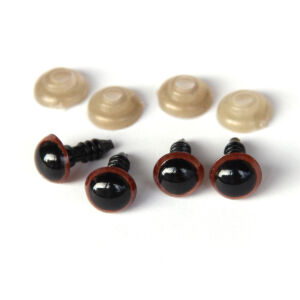 biztonsági szem barna 8 mm