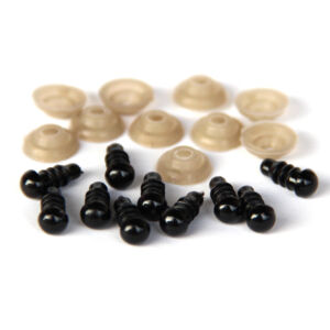 biztonsági szem fekete 4 mm