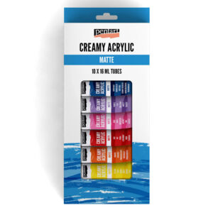 Krémes akrilfesték készlet, matt 10x16ml