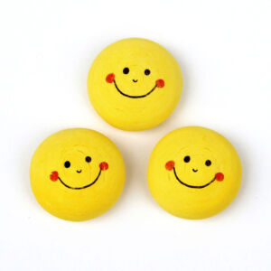 babafej préselt papírlencse 3db SÁRGA