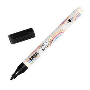 Textiltoll vékony 1-2mm, FEKETE 90671
