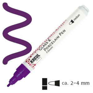 égethető porcelánfestő filctoll lila