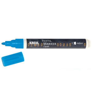 Textiltoll sötét alapra kék 2-4mm