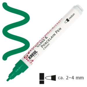 égethető porcelánfestő filctoll zöld