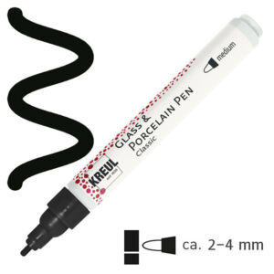 Égethető porcelánfilc fényes fekete