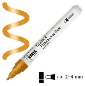 Égethető porcelánfilc metál arany