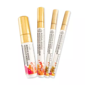 Akrilfilctoll készlet, 4 db különböző vastagságú filc - ARANY