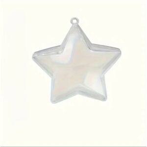 Műanyag csillag, kettészedhető 8cm
