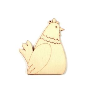 Fafigura, TYÚKOCSKA 6x4,5cm