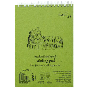 Akriltömb - SMLT Drawing Pad - Fehér, 290gr, 20 lapos A5