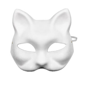 Papír álarc, festhető CICA
