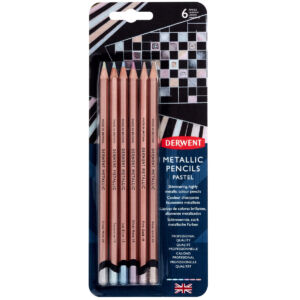 Derwent metál színes ceruza készlet 6db PASZTELL 