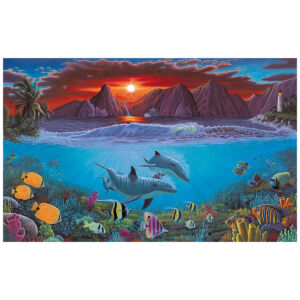 Számozott kifestő - Tengeri világ