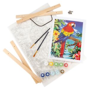 Számozott kifestő tekercsben 30,5x40,6cm - Papagáj