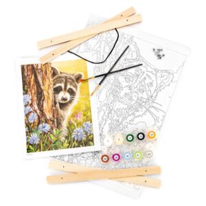 Számozott kifestő tekercsben 30,5x40,6cm - Mosómedve