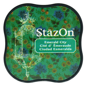 stazon oldószeres festékpárna smaragdzöld