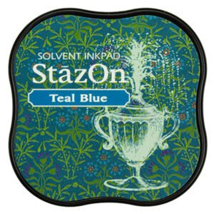 stazon oldószeres festékpárna türkízkék