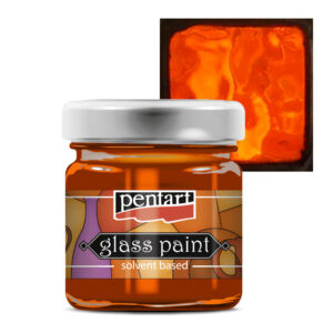 Üvegfesték 30 ml narancs oldószeres