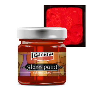 Üvegfesték 30 ml piros oldószeres