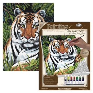 Számozott kifestő, Tigris