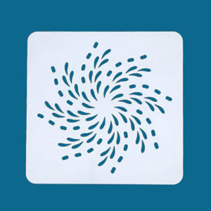 Stencil kicsi 14x14cm, csempe mintás 1