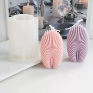 Legyező szilikon öntőforma 8,5x5cm