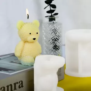 Mackó szilikon öntőforma 7,2x5,6cm