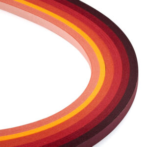 quilling papirok 3mm, 39cm piros árnyalatok
