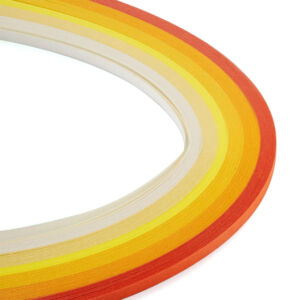 quilling papirok 3mm, 39cm sárga árnyalatok