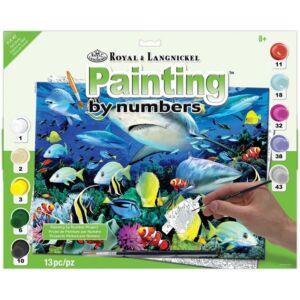 Számozott kifestő - Tengeri élet